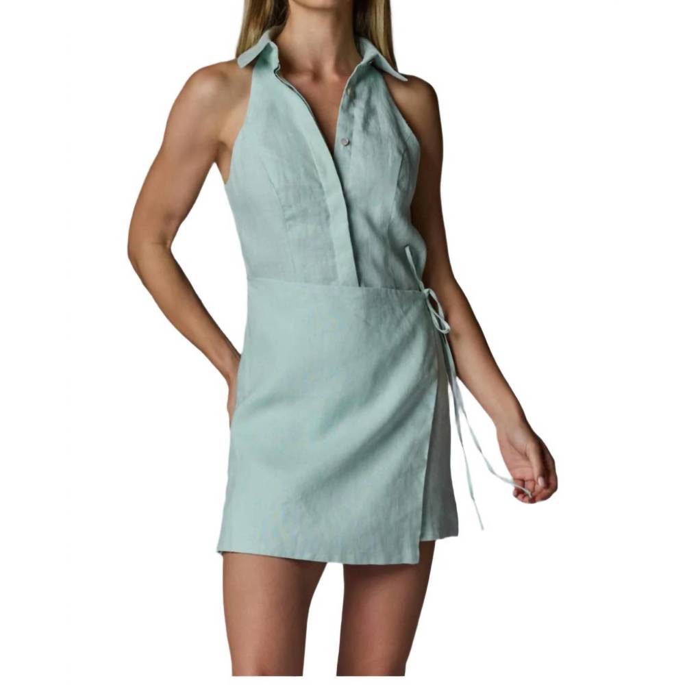 NEW HEVRON lauren dress in seafoam